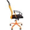 Кресло CHAIRMAN 610 CMet/ORANGE для руководителя, сетка/ткань, цвет оранжевый/черный фото 3