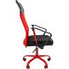Кресло CHAIRMAN 610 CMet/RED для руководителя, сетка/ткань, цвет красный/черный фото 3
