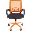 Кресло CHAIRMAN 696 CMet/ORANGE для оператора, сетка/ткань, цвет оранжевый/черный фото 2