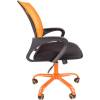 Кресло CHAIRMAN 696 CMet/ORANGE для оператора, сетка/ткань, цвет оранжевый/черный фото 3