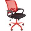 Кресло CHAIRMAN 696 CMet/RED для оператора, сетка/ткань, цвет красный/черный фото 1
