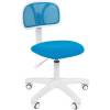 Кресло CHAIRMAN 250 WHITE/L.BLUE для оператора, белый пластик, цвет голубой фото 1