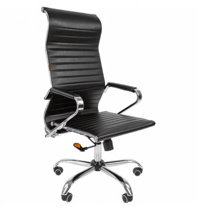 Кресло CHAIRMAN 701 ЭКО для руководителя, экокожа, цвет черный