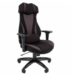 Кресло CHAIRMAN GAME 14/Grey для руководителя (геймерское), ткань, цвет серый/черный