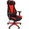Кресло CHAIRMAN GAME 14/Red для руководителя (геймерское), ткань, цвет красный/черный