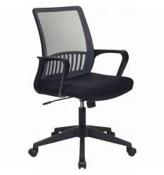 Кресло Бюрократ MC-201/DG/TW-11 для оператора, цвет серый/черный, спинка сетка