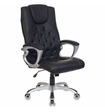 Кресло Бюрократ CH-S850/BLACK для руководителя, экокожа, цвет черный