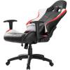 Кресло Trident GK-0909 Red and White геймерское, экокожа, цвет черный/красный/белый фото 2