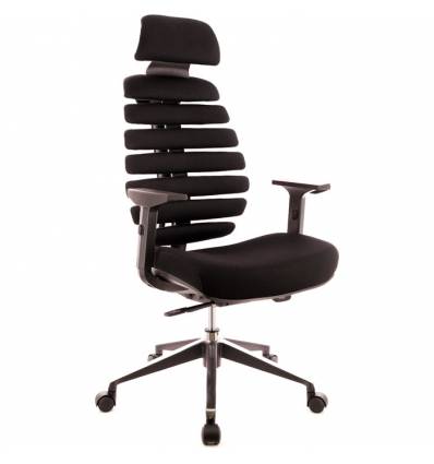 Кресло EVERPROF ERGO Black для руководителя, ткань, цвет черный