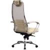 Кресло Samurai SL-1.02 Beige для руководителя, сетка/кожа, цвет бежевый фото 4