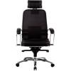 Кресло Samurai SL-2.02 Black Plus для руководителя, сетка/кожа, цвет черный фото 2