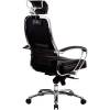 Кресло Samurai SL-2.02 Black Plus для руководителя, сетка/кожа, цвет черный фото 5