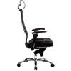 Кресло Samurai SL-3.02 Black для руководителя, сетка/кожа, цвет черный фото 3