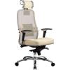 Кресло Samurai SL-3.02 Beige для руководителя, сетка/кожа, цвет бежевый фото 1