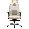 Кресло Samurai SL-3.02 Beige для руководителя, сетка/кожа, цвет бежевый фото 2