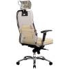 Кресло Samurai SL-3.02 Beige для руководителя, сетка/кожа, цвет бежевый фото 5
