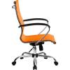 Кресло SkyLine S-2 (С, Ch) оранжевый для руководителя, сетка фото 2