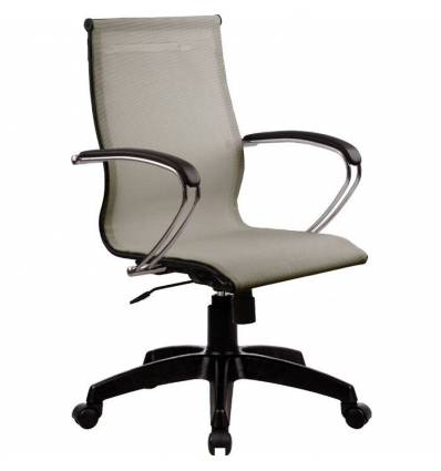 Кресло SkyLine S-2 (K, Pl) серый для руководителя, сетка