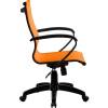 Кресло SkyLine S-2 (B, Pl) оранжевый для руководителя, сетка фото 2