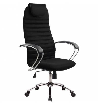 Кресло Metta BK-10 CH черный для руководителя, ткань