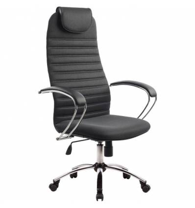 Кресло Metta BK-10 CH серый для руководителя, ткань