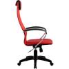 Кресло Metta BK-8 PL красный для руководителя, сетка/ткань (Галакси лайт) фото 2