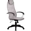 Кресло Metta BK-8 PL светло-серый для руководителя, сетка/ткань (Галакси лайт) фото 1