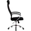 Кресло Metta BK-8 CH черный для руководителя, сетка/ткань (Галакси лайт) фото 2