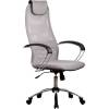 Кресло Metta BK-8 CH светло-серый для руководителя, сетка/ткань (Галакси лайт) фото 1
