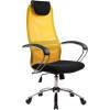 Кресло Metta BK-8 CH желтый/черный для руководителя, сетка/ткань (Галакси лайт) фото 1