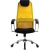 Кресло Metta BK-8 CH желтый/черный для руководителя, сетка/ткань (Галакси лайт) фото 2