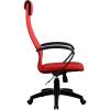Кресло Metta BP-8 PL красный для руководителя, сетка/ткань (Галакси лайт) фото 2