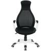 Кресло BRABIX Genesis EX-517 для руководителя, пластик белый, ткань/экокожа/сетка черная фото 2