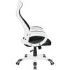 Кресло BRABIX Genesis EX-517 для руководителя, пластик белый, ткань/экокожа/сетка черная фото 3