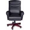 Кресло BRABIX Gladiator EX-700 для руководителя, дерево, натуральная кожа, черное фото 2