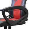 Кресло BRABIX Rider EX-544 для руководителя, экокожа черная, ткань красная фото 4
