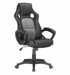 Кресло для руководителя BRABIX Rider Plus EX-544, экокожа черное/серое фото 1