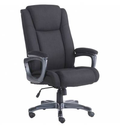 Кресло BRABIX Solid HD-005 для руководителя, усиленное до 180 кг, ткань, черное