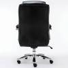 Кресло BRABIX Status HD-003 для руководителя, хром, усиленное до 250 кг, рециклированная кожа, черное фото 5