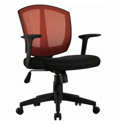 Кресло BRABIX Diamond MG-301 для оператора, сетка/ткань, оранжевое/черное
