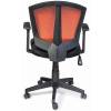Кресло BRABIX Diamond MG-301 для оператора, сетка/ткань, оранжевое/черное фото 4