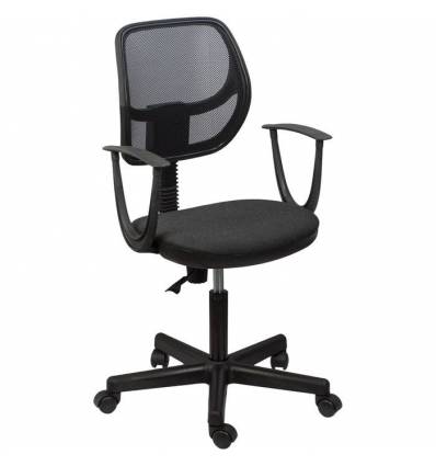 Кресло BRABIX Flip MG-305 для оператора, сетка/ткань, черное/темно-серое