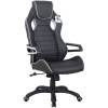 Кресло BRABIX Techno Pro GM-003 игровое, ткань, черное/серое, вставки серые фото 1