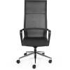 Кресло NORDEN Cosmo Black для руководителя, хром, сетка, цвет черный фото 2