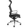 Кресло NORDEN Cosmo Black для руководителя, хром, сетка, цвет черный фото 4