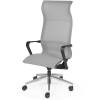 Кресло NORDEN Cosmo Grey для руководителя, хром, сетка, цвет серый фото 1