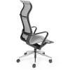 Кресло NORDEN Cosmo Grey для руководителя, хром, сетка, цвет серый фото 5