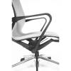 Кресло NORDEN Cosmo Grey для руководителя, хром, сетка, цвет серый фото 8