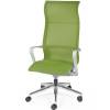 Кресло NORDEN Cosmo Green для руководителя, хром, сетка, цвет зеленый фото 1
