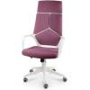Кресло NORDEN IQ White Violet для руководителя, белый пластик, ткань, цвет фиолетовый фото 1